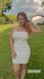 Vestido courino branco
