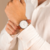 Pulseira de Couro Bronx Silver 40mm