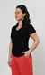 Blusa Feminina Manga Curta Com Bolso Carol Moraes - CM Store 