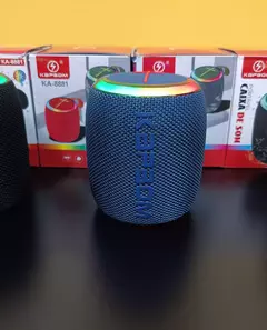 Caixa De Som Bluetooth KA-8881 A Prova Dagua - Azul