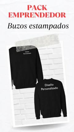 Pack 10 buzos estampados personalizados - comprar online