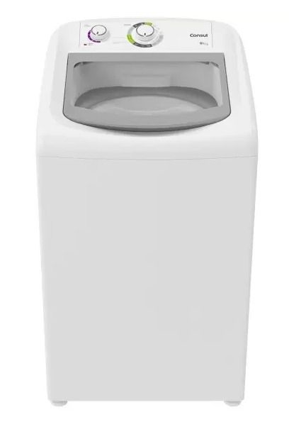 Lavadora de Roupas Consul 9kg - 15 Programas de Lavagem Branca