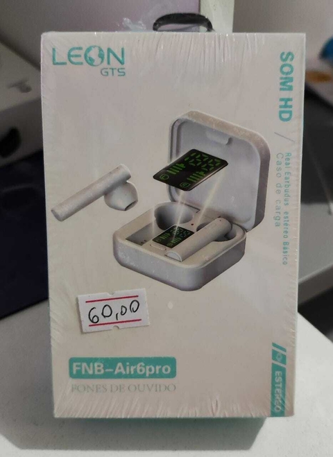 Fone -Bluetooth - Leon GTS - Air 6 Pro