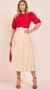 Blusa Viscose Entremeios De Guipir Fascinius
