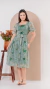 Vestido Tule Verde Floral - comprar online