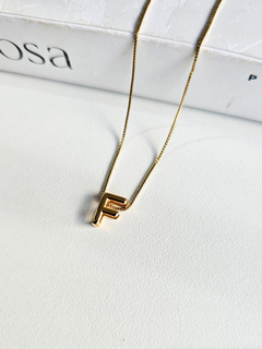 Colar Gold Letra - loja online