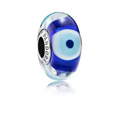 Berloque de Prata Separador Murano de Vidro Amuleto - comprar online