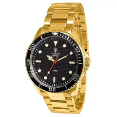 Relógio Tuguir Masculino Casual Aço Dourado