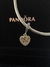 Berloque Coração I Love You e Coraçãozinho Dourado Prata 925