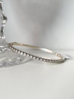 Bracelete De Prata em PAVE