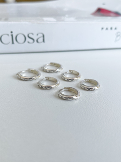 Brinco Argola de Prata Aplicada - comprar online