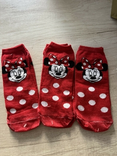 Medias Minnie Full rojo