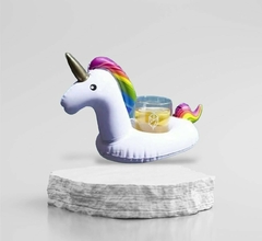 Porta vaso inflable unicornio