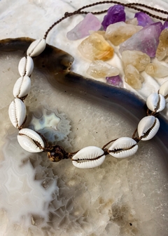 Choker de Búzios com Semente de Açaí (4 em 1)