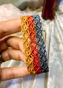 Pulseira de Macramê Festonê (ou tornozeleira) na internet