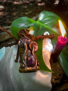 Porta-Isqueiros Cogumelos Lilás