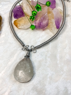 Colar com Quartzo Cristal - Elemento Zarab