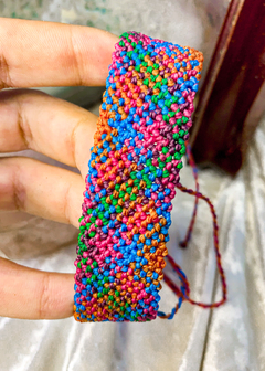 Pulseira de Macramê Ponto Ossinho (ou tornozeleira) na internet