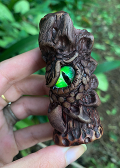 Porta-Isqueiro Olho de Dragão Verde - comprar online