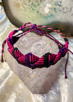 Pulseira de Macramê Escama de Dragão (ou tornozeleira) - comprar online
