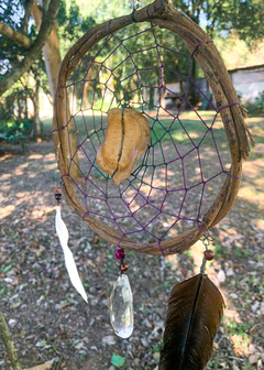 Filtro-dos-Sonhos - Com semente de Jacarandá - Elemento Zarab