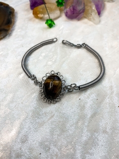 Pulseira com Olho de Tigre - Elemento Zarab