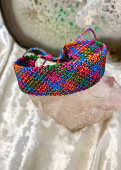 Pulseira de Macramê Ponto Ossinho (ou tornozeleira) - Elemento Zarab