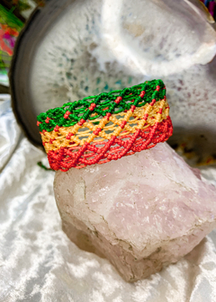 Pulseira de Macramê Festonê (ou tornozeleira)