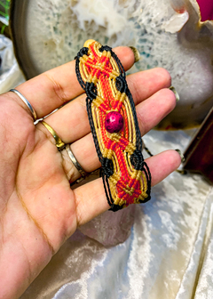 Pulseira de Macramê Festonê de 2 Guias (ou tornozeleira) na internet