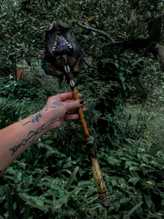 Cetro de Poder - com ossos e cristais naturais - online store