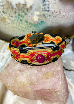 Pulseira de Macramê Festonê de 2 Guias (ou tornozeleira) - comprar online