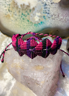 Pulseira de Macramê Escama de Dragão (ou tornozeleira) na internet