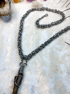 Colar - Pata de Coruja segurando a Pirita - online store