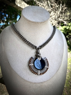 Colar com Obsidiana Negra