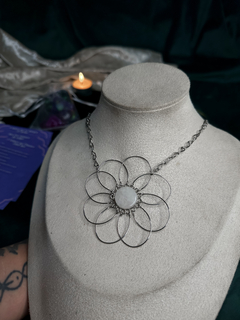 Kit - Colar Mandala com Quartzo Branco - comprar online