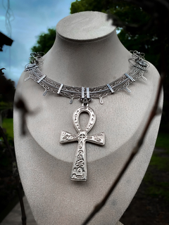 Colar Cruz de Ankh