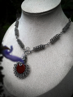 Colar com Jaspe Vermelho - comprar online