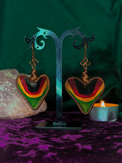 Brincos Rasta Love