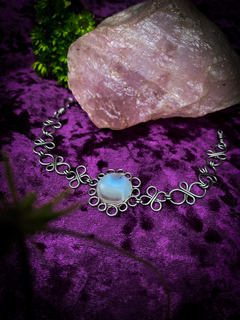 Pulseira de Aço com Ágata