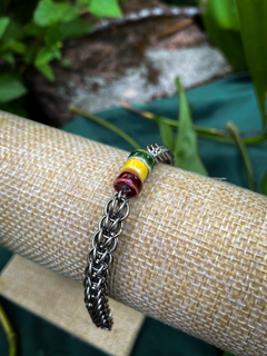 Pulseira Malha Siciliana - Reggae Colors - comprar online