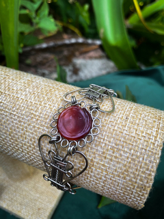 Pulseira Filigrana - Ágata de Fogo - comprar online