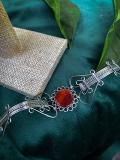 Pulseira Filigrana - Ágata de Fogo