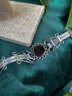 Pulseira Filigrana - Olho de Tigre