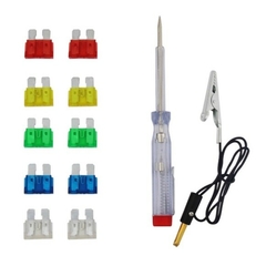 KIT COM 10 FUSIVEIS + CHAVE TESTE - AUTOMOTIVO