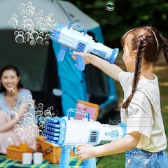 2022 36 Hole Gatling Bubble Machine for Children Bubble Blower For Kids Automati
