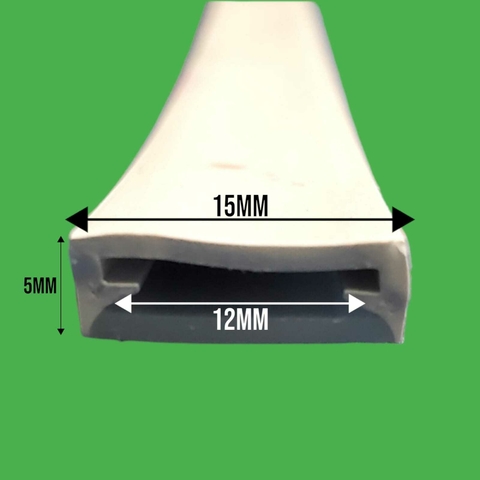 PERFIL DE SILICON CON DIFUSOR PARA SOBREPONER 15MM