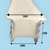t18x12x12 blanco PERFIL DE SILICON EMPOTRABLE DOBLE DIFUSOR para tira 12mm o menor