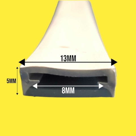 PERFIL DE SILICON CON DIFUSOR PARA SOBREPONER 13MM