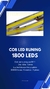 TIRA DIGITAL PIXEL TIPO COB 1800 DIODOS 5 METROS 24 VOLTS WATER RUNINIG