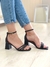 SANDALIA QUIZ 3TIRAS PRETO - comprar online